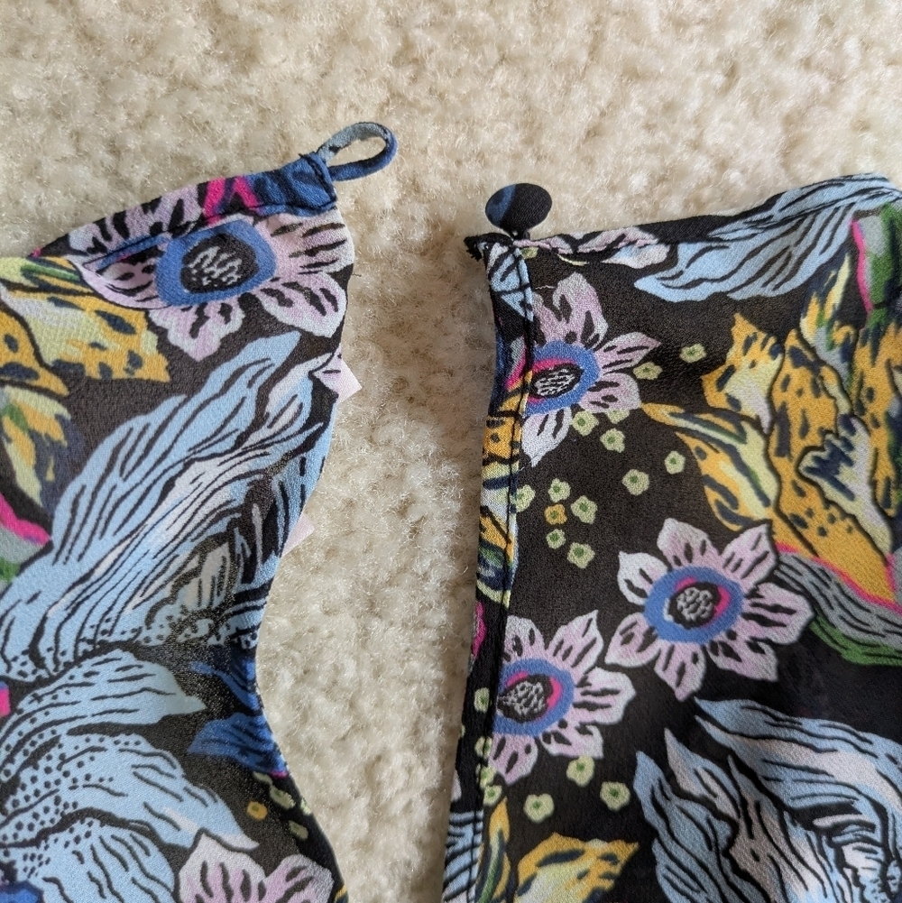 Cinq A Sept Floral Print Women's Dress 2 - Picture 16 of 16